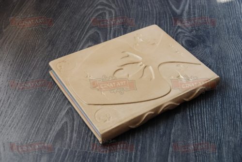 Изящный кожаный переплет для книги афоризмов. Eznat art